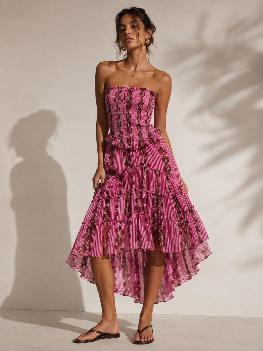 Free People $168
Alejandra Strapless Midi Dress in Hot Pink Combo
Size Small - Picture 3 of 8